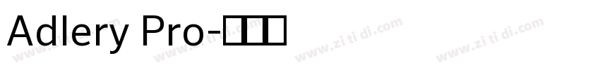 Adlery Pro字体转换